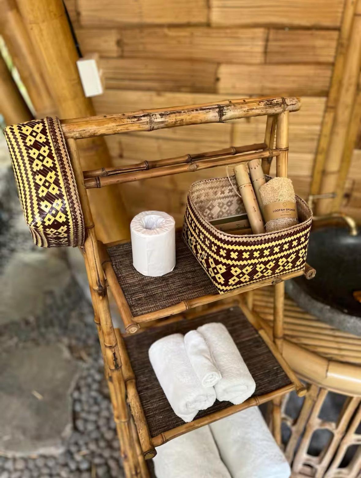 Вилла Wahem Eco Bamboo - Magical Bamboo House Убуд Экстерьер фото