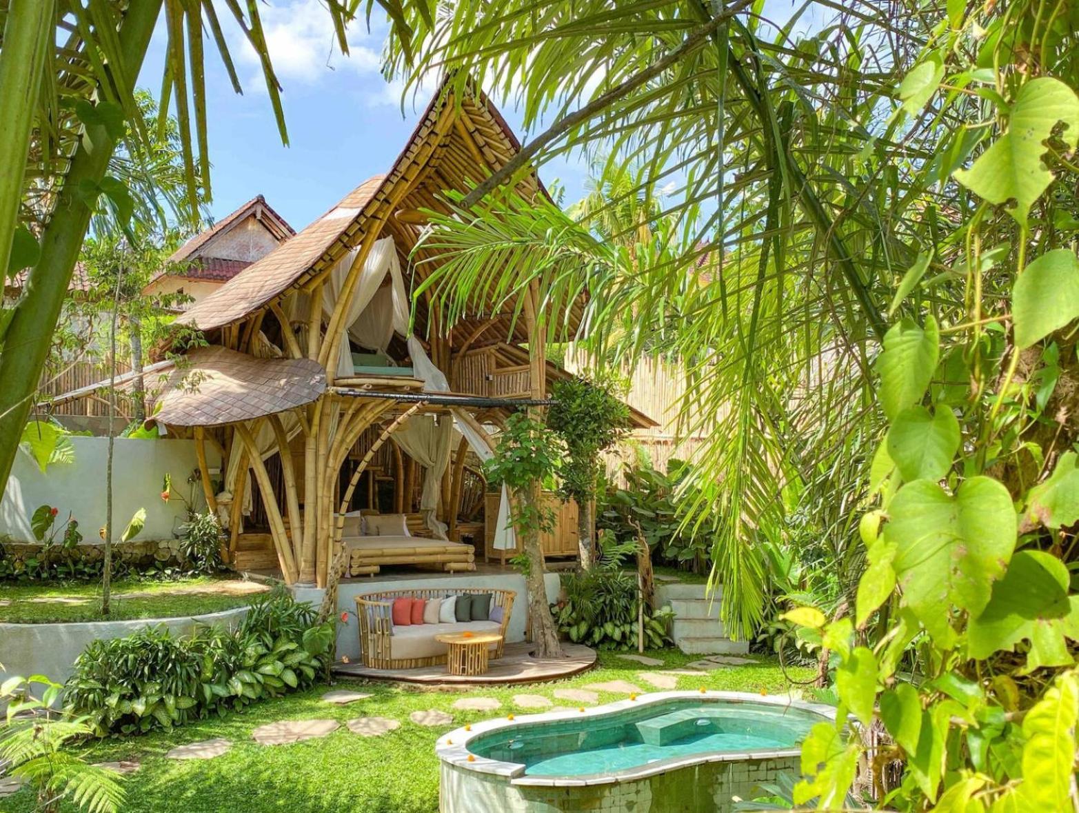 Вилла Wahem Eco Bamboo - Magical Bamboo House Убуд Номер фото