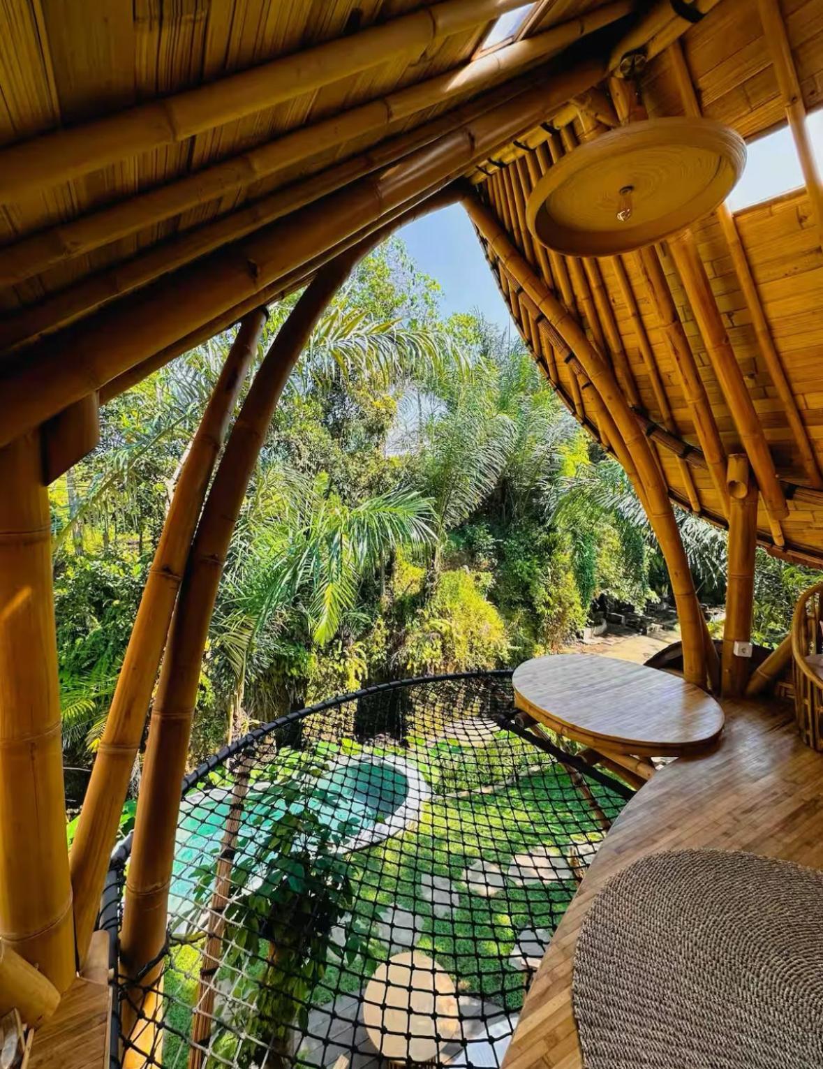 Вилла Wahem Eco Bamboo - Magical Bamboo House Убуд Экстерьер фото