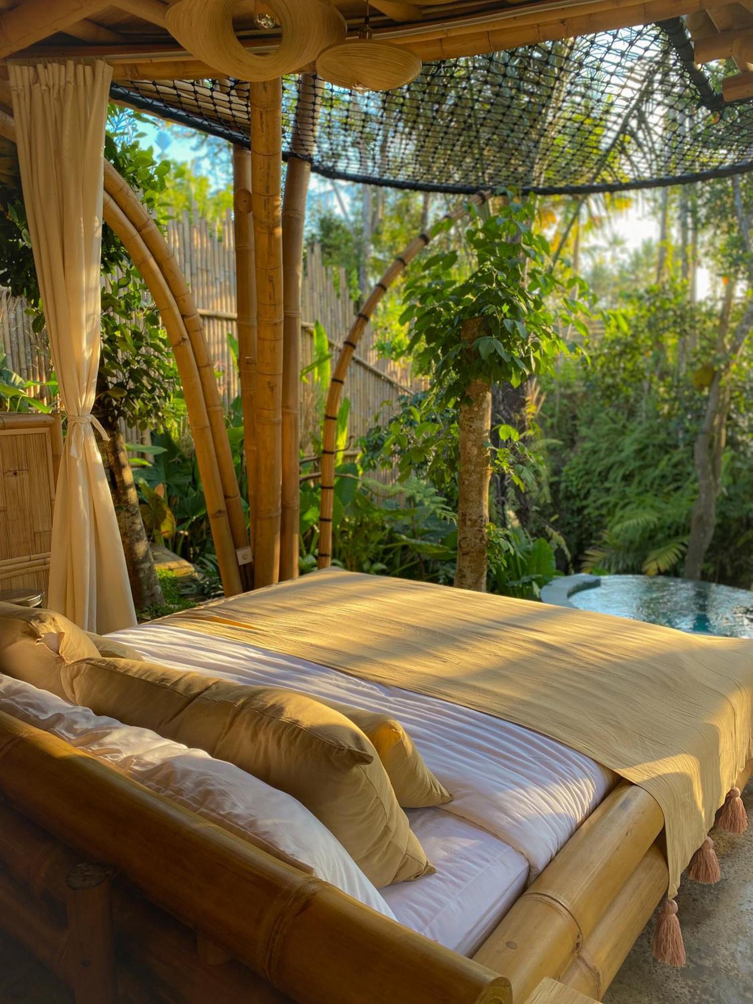 Вилла Wahem Eco Bamboo - Magical Bamboo House Убуд Экстерьер фото