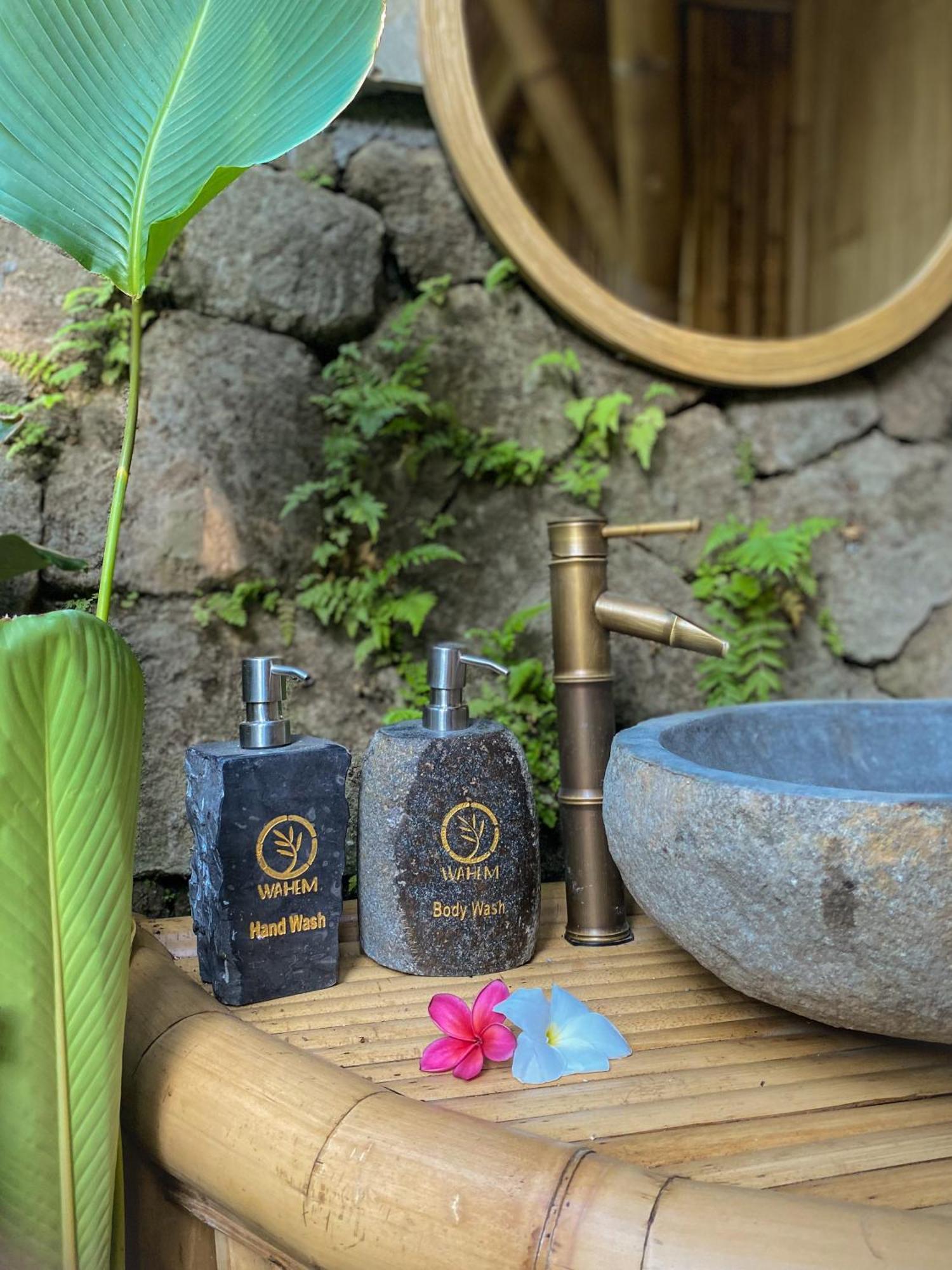Вилла Wahem Eco Bamboo - Magical Bamboo House Убуд Экстерьер фото