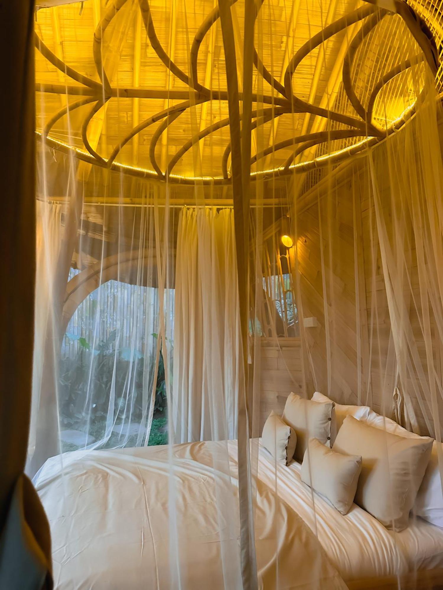 Вилла Wahem Eco Bamboo - Magical Bamboo House Убуд Экстерьер фото