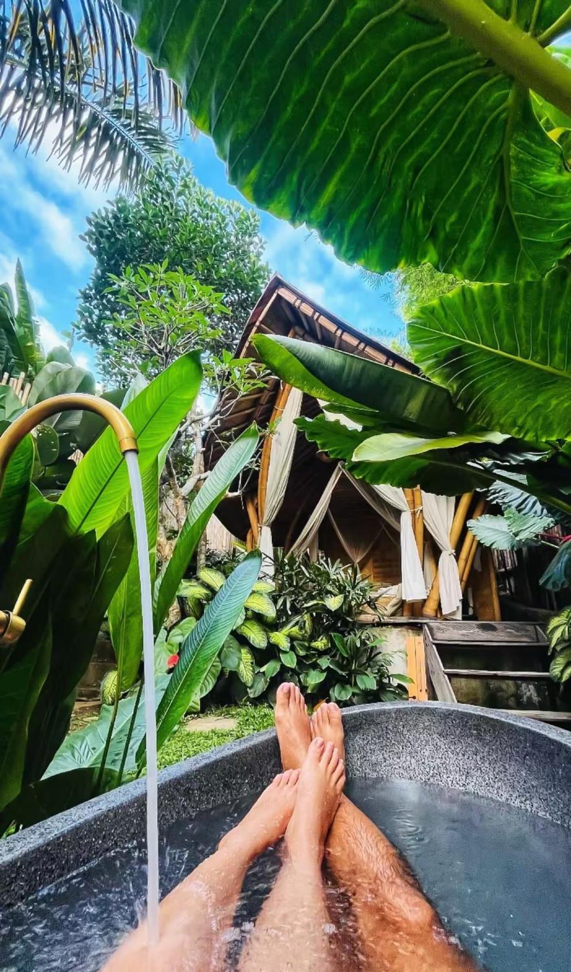 Вилла Wahem Eco Bamboo - Magical Bamboo House Убуд Экстерьер фото