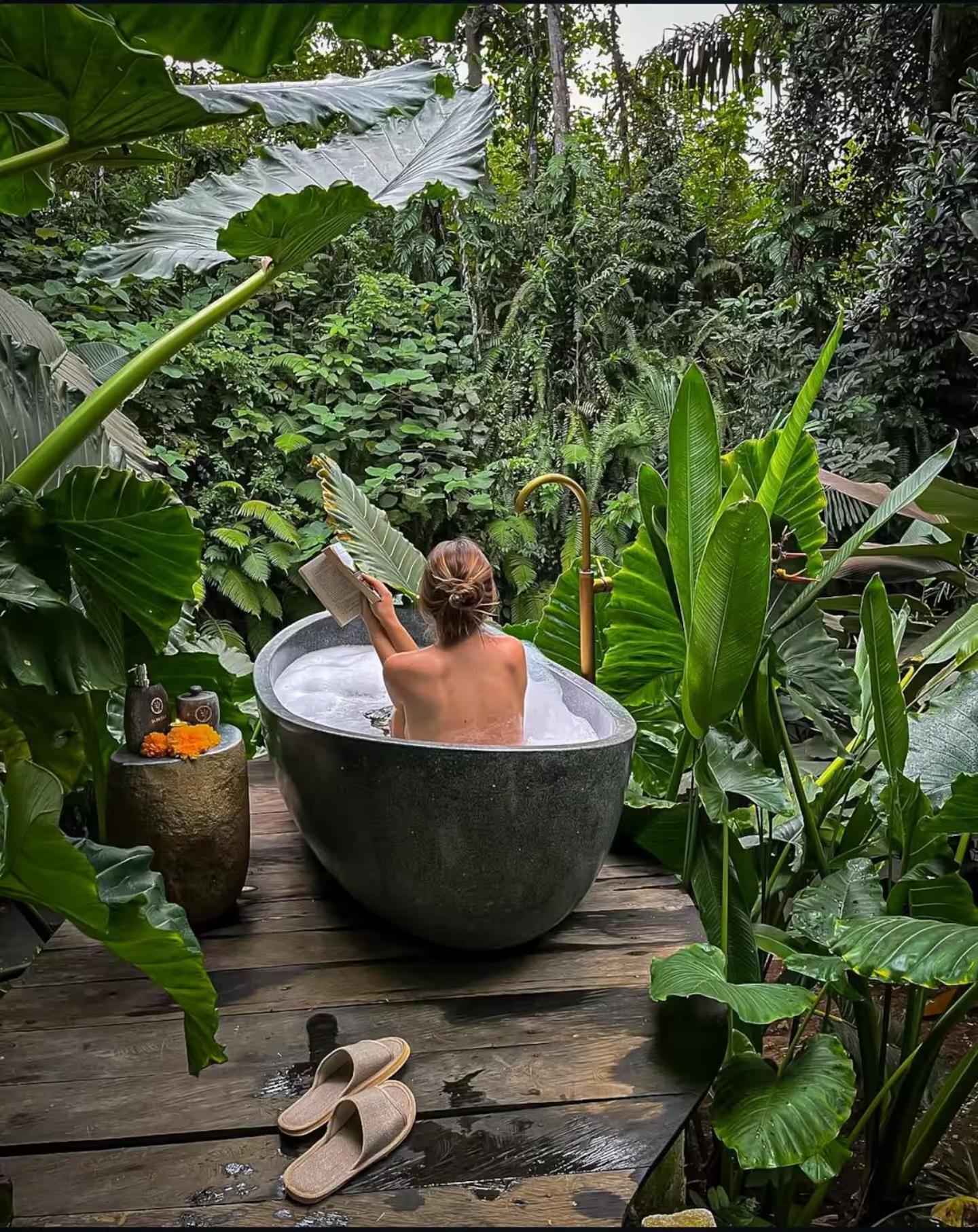 Вилла Wahem Eco Bamboo - Magical Bamboo House Убуд Экстерьер фото